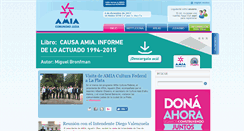 Desktop Screenshot of amia.org.ar