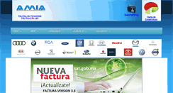 Desktop Screenshot of amia.com.mx