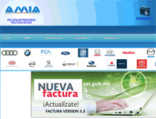 Tablet Screenshot of amia.com.mx